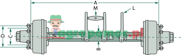 A.D.R Braked axle | zdjęcie nr 2